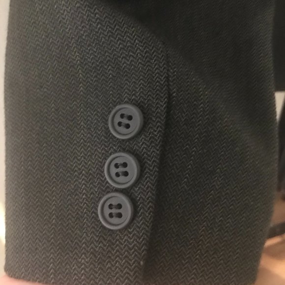 Giorgio Armani Le Collezioni Men's Wool Blazer Olive Green/Gray Size 38R - Picture 7 of 7